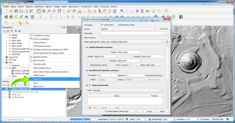 Goggle Dem File Digital Elevation Model (DEM) – Geoportal.gov.pl