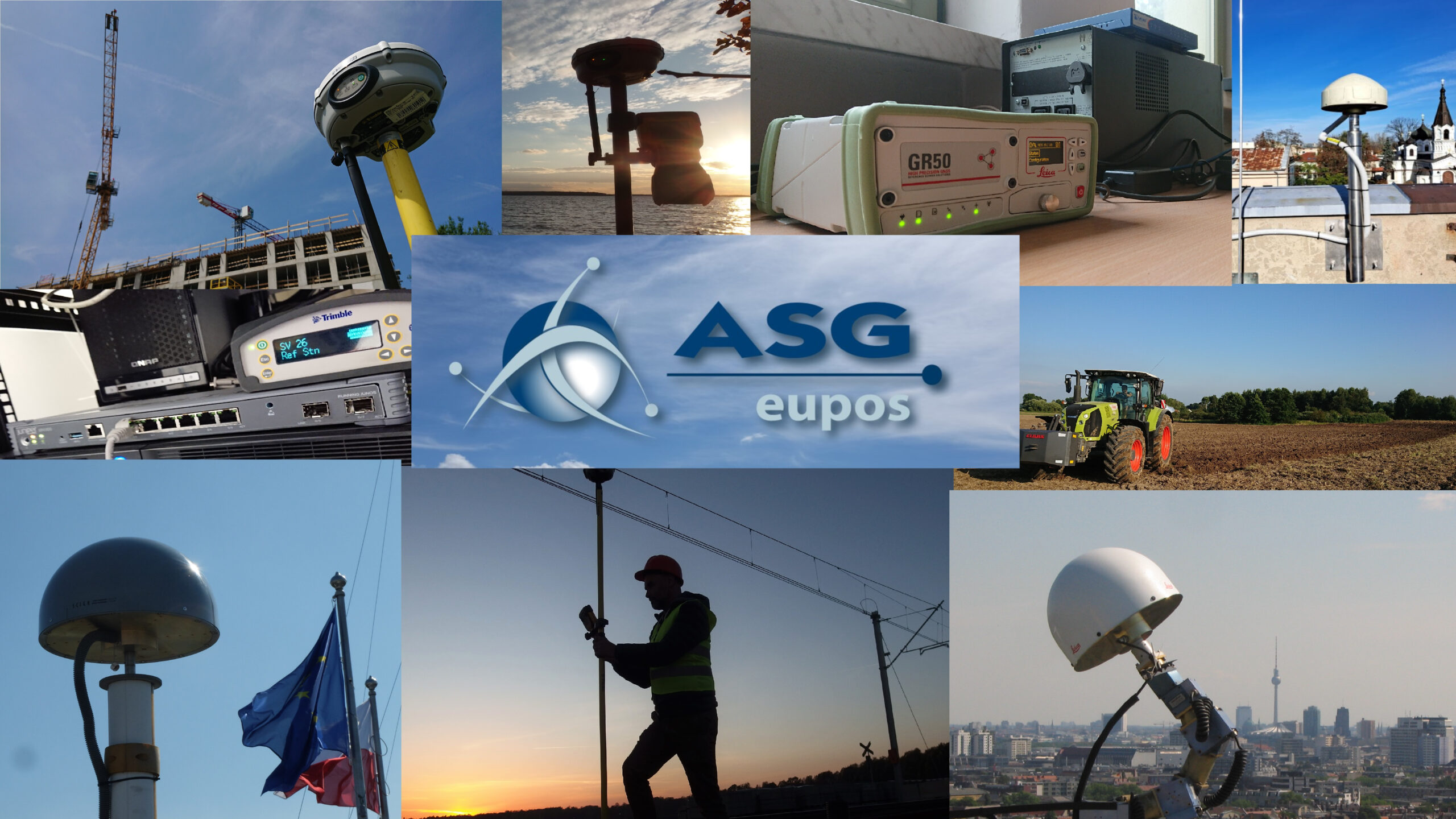 Rysynukek prezentuje różne zastosowania systemu ASG-EUPOS
