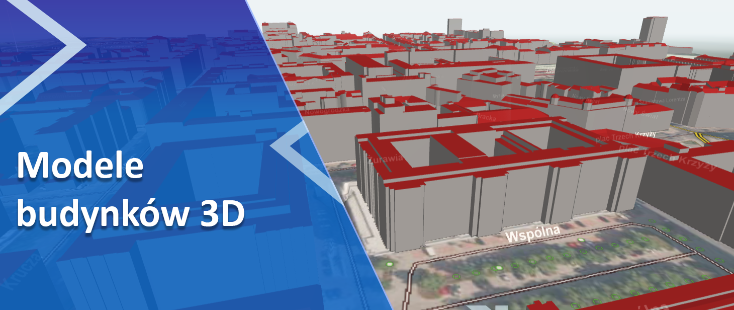 Nowe modele budynków 3D z 2024 roku w standardzie LoD1 dostępne dla obszaru całego kraju