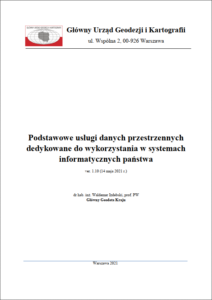 „Podstawowe usługi danych przestrzennych dedykowane do wykorzystania w systemach informatycznych państwa”