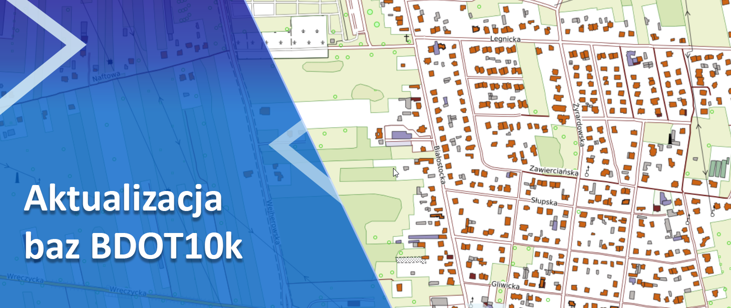 Zasilenie centralnego zasobu geodezyjnego i kartograficznego danymi BDOT10k
