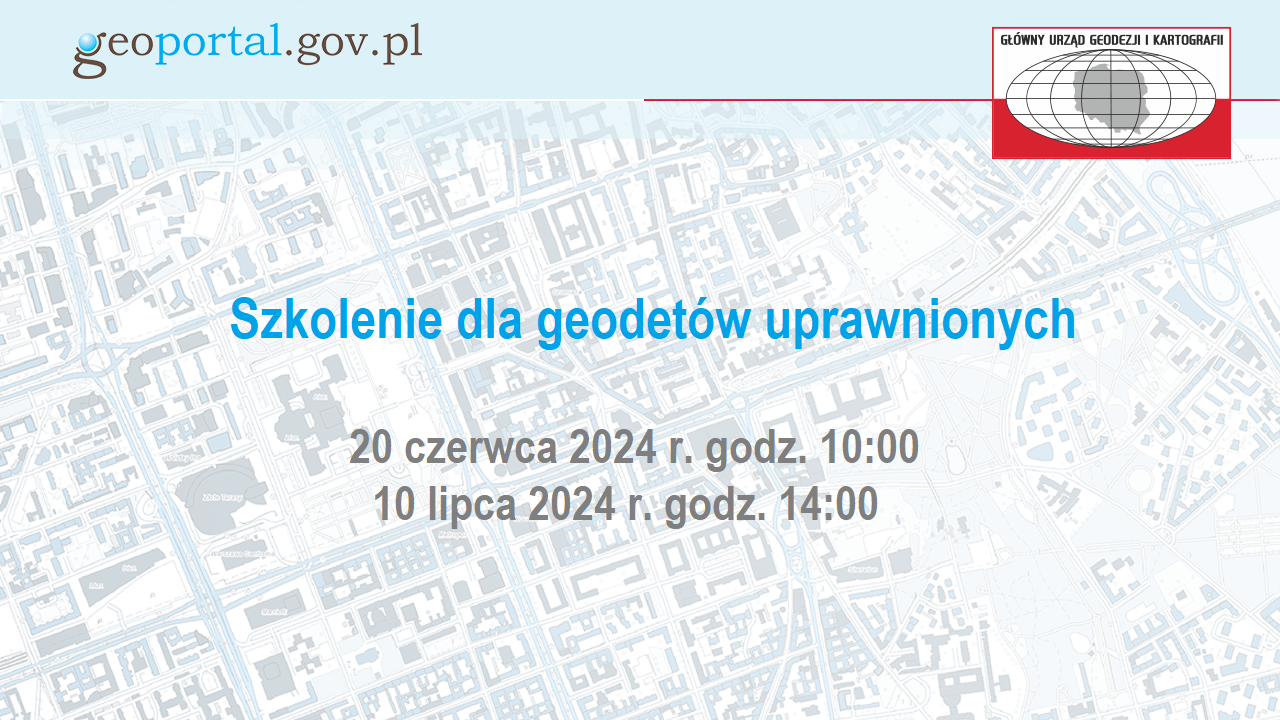 Szkolenie dla geodetów uprawnionych