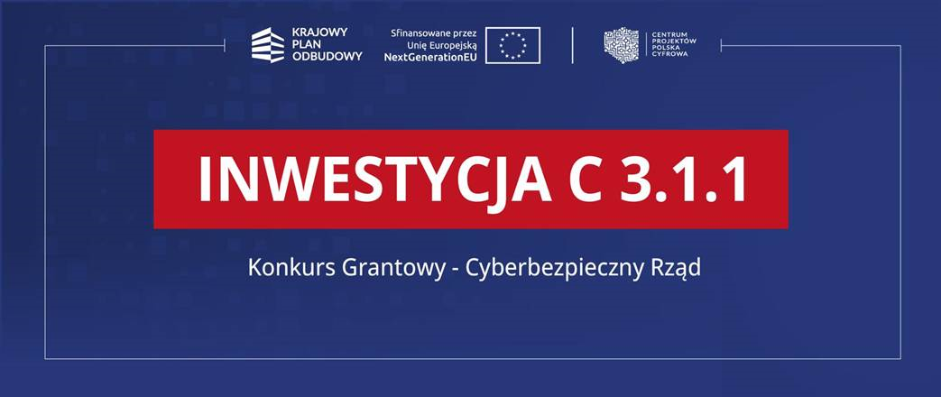 Główny Urząd Geodezji i Kartografii podpisał porozumienie na dofinansowanie projektu „Podniesienie poziomu bezpieczeństwa infrastruktury IT Głównego Urzędu Geodezji i Kartografii” w działaniu C3.1.1. Cyberbezpieczeństwo – CyberPL