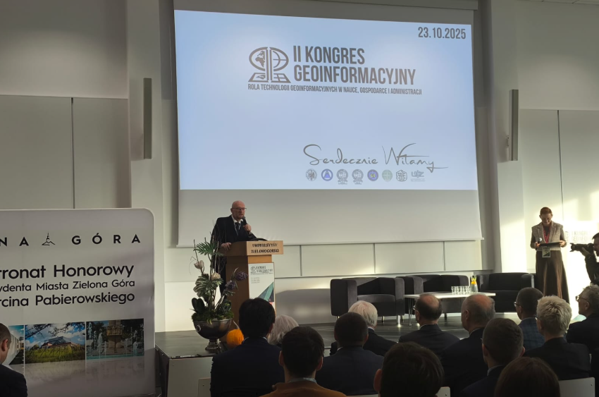 GGK Andrzej Żylis na II Kongresie Geoinformacyjnym