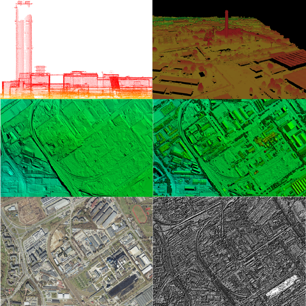 Ilustracja przedstawia dane fotogrametryczne
