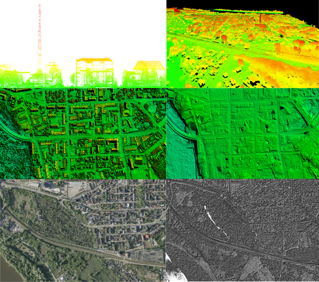 Ilustracja przedstawia dane fotogrametryczne
