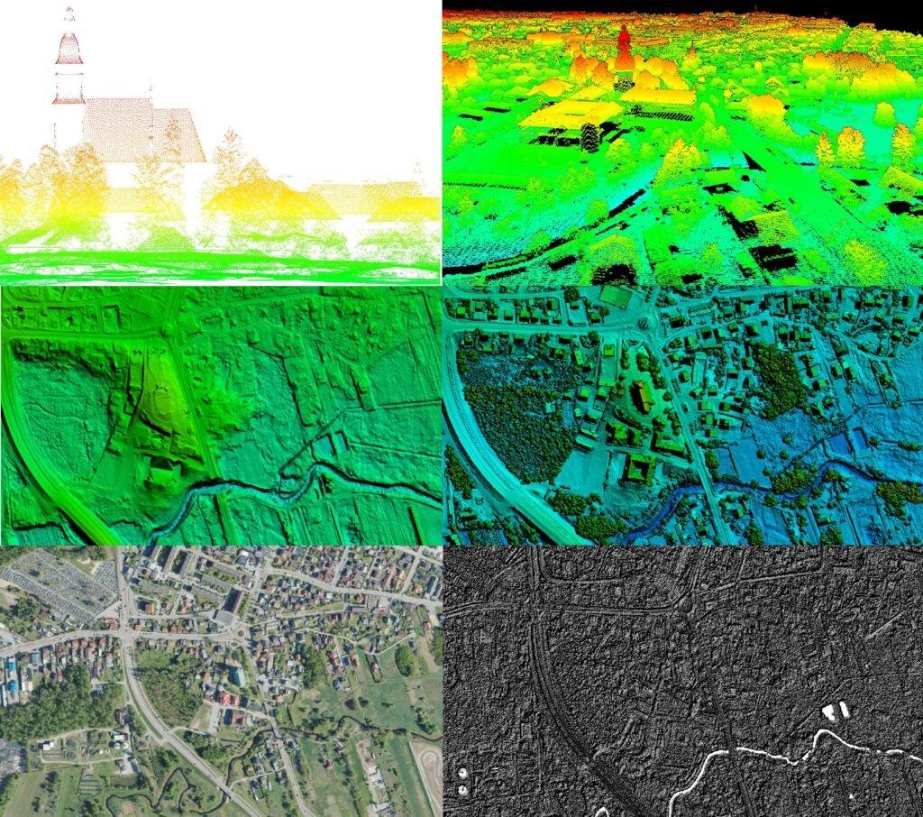 Ilustracja przedstawia dane fotogrametryczne