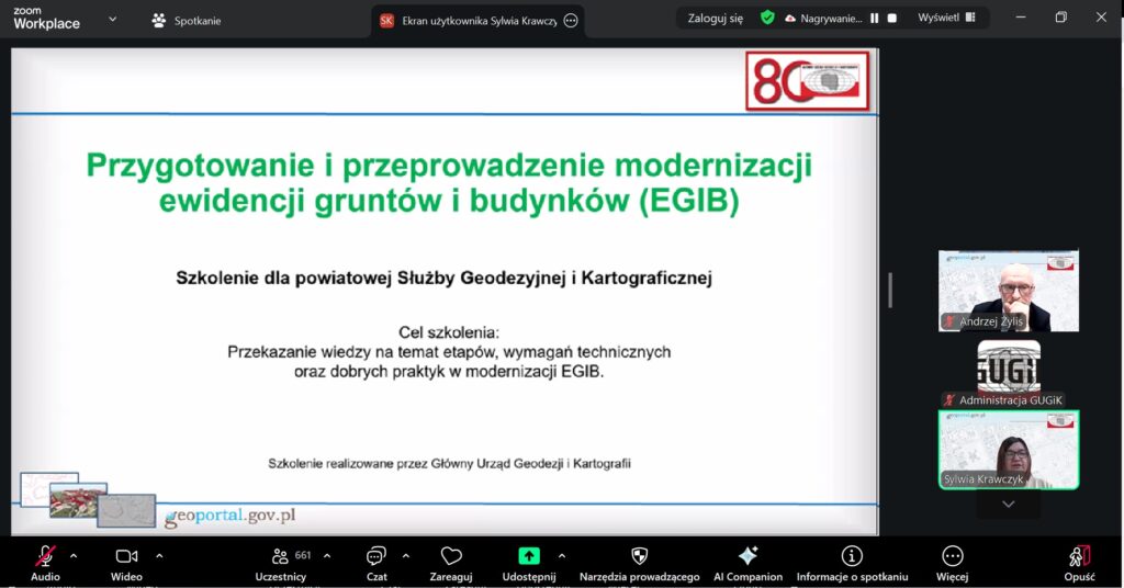 1. ilustracja przedstawia zrzut ekranu z rozpoczęcia szkolenia