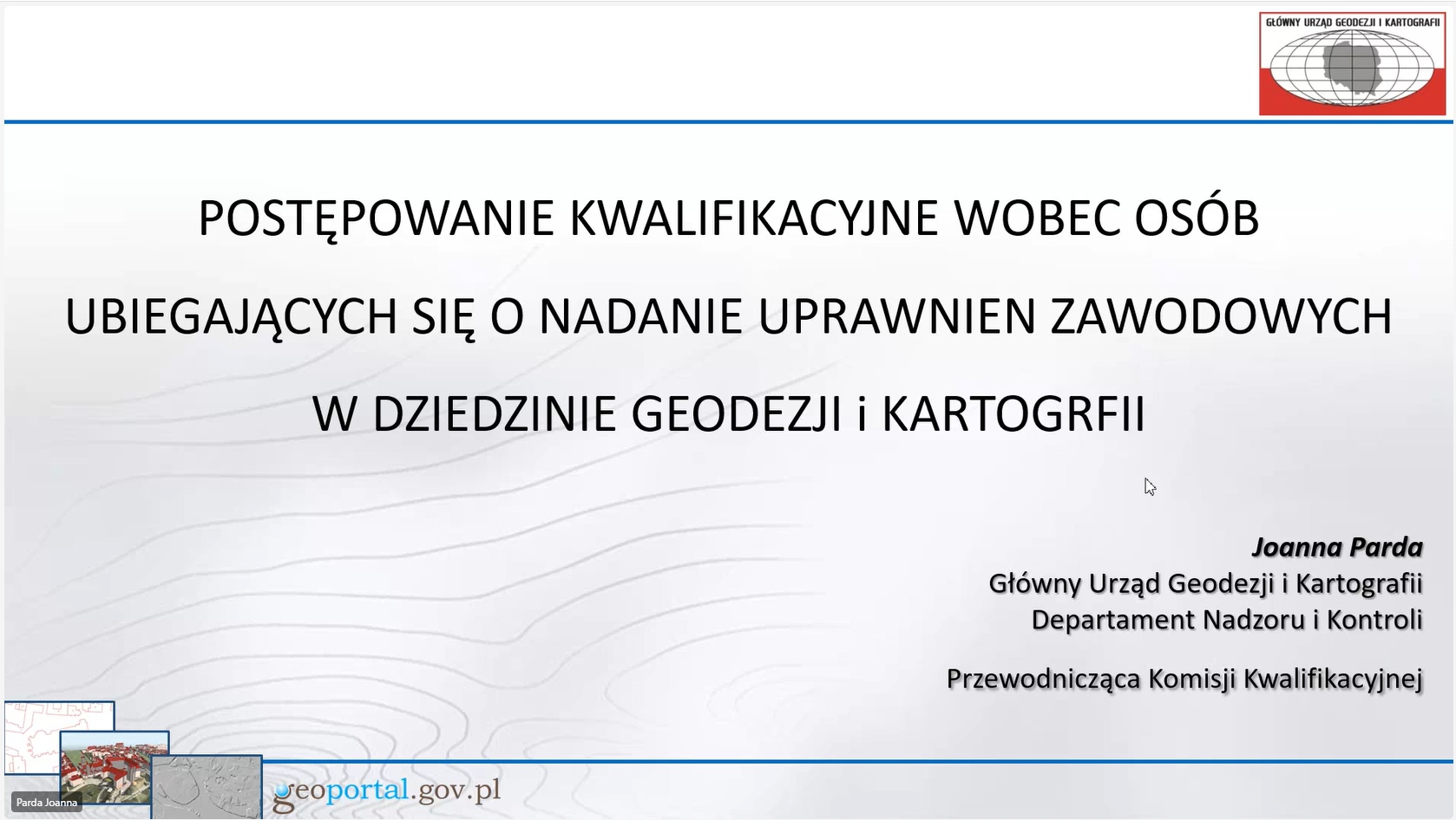Szkolenie Komisji kwalifikacyjnej do spraw uprawnień zawodowych