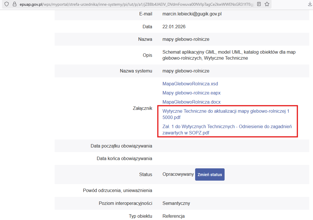 Wytyczne Techniczne do aktualizacji mapy glebowo-rolniczej 1:5000