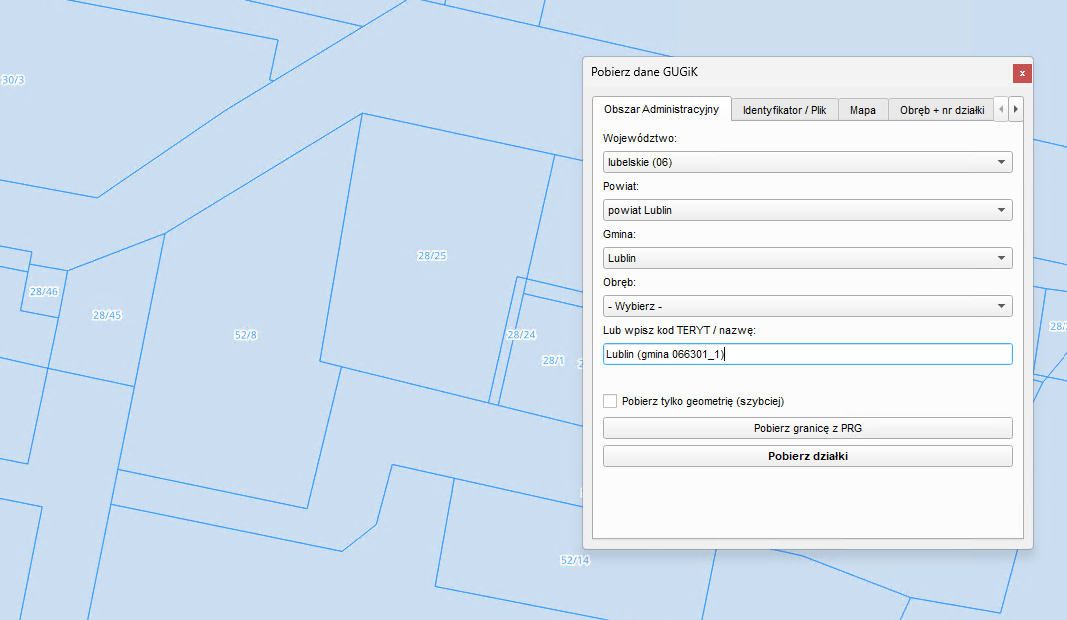 GUGiK udostępnia wtyczkę do pobierania danych bezpośrednio do oprogramowania QGIS