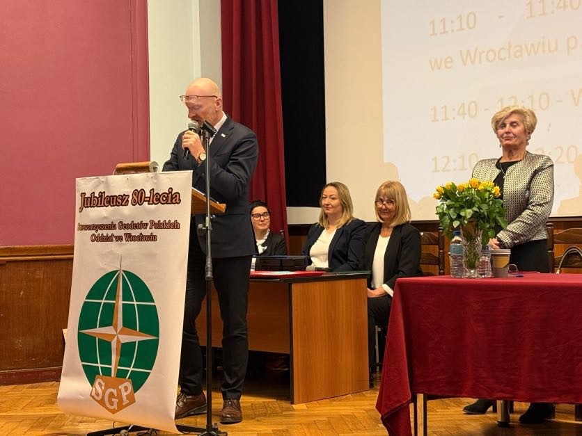GGK Andrzej Żylis na obchodach 80-lecia SGP Oddział we Wrocławiu