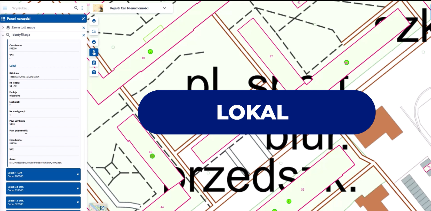 Jak wyszukiwać dane RCN w serwisie www.geoportal.gov.pl – film z instrukcją