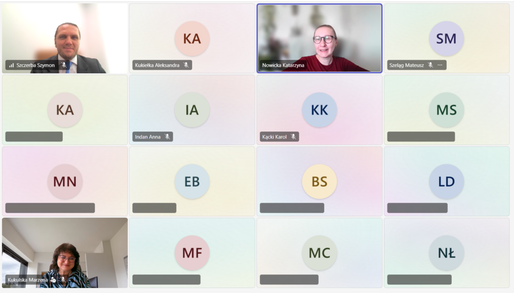 uczestnicy szkolenia z zakresu weryfikacji danych adresowych