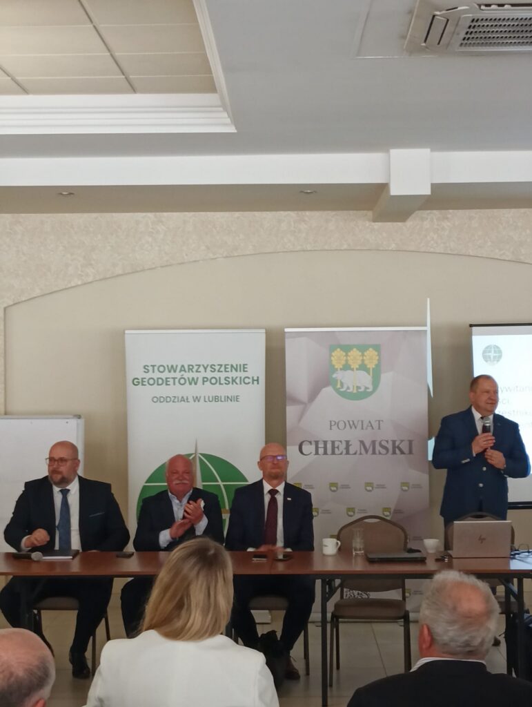 GGK Andrzej Żylis na naradzie Służby Geodezyjnej i Kartograficznej województwa lubelskiego