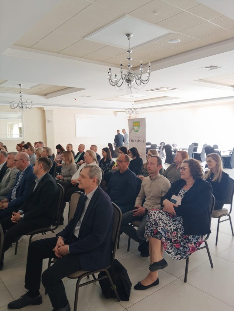 Uczestnicy narady Służby Geodezyjnej i Kartograficznej województwa lubelskiego