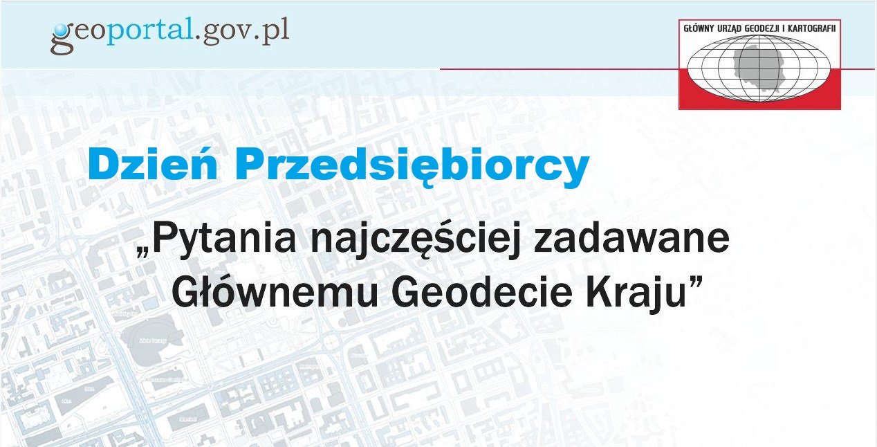 GUGiK na Dzień Przedsiębiorcy 2026