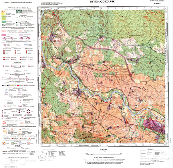 Rysunek 22. Mapa sozologiczna Polski w skali 1:50 000 - tiff