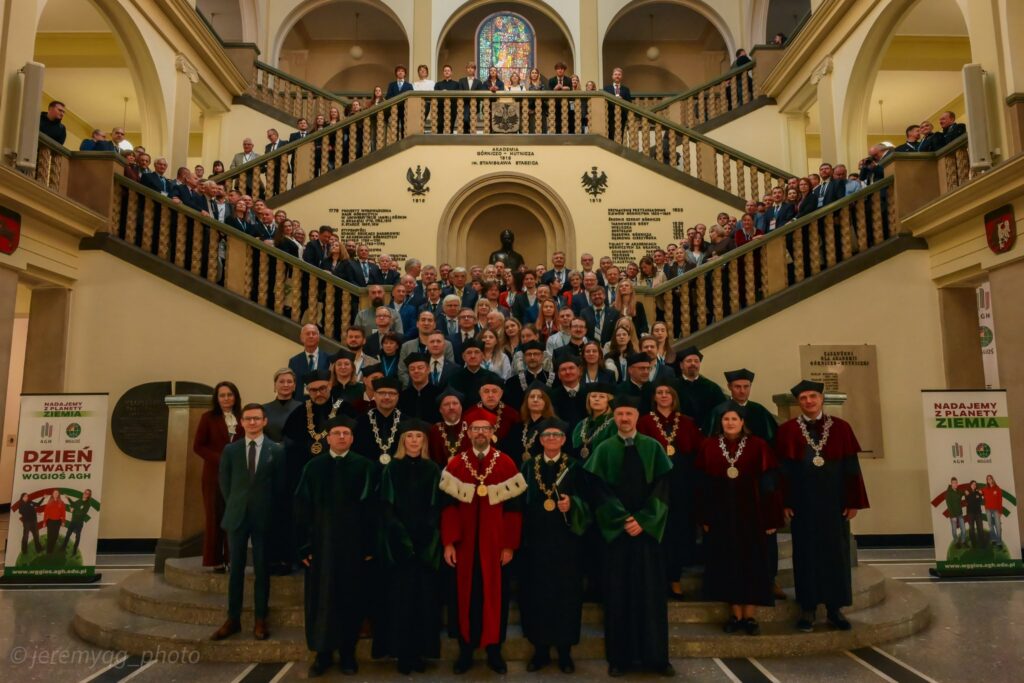 GGK Andrzej Żylis na uroczystości 75-lecia WGGiIS AGH