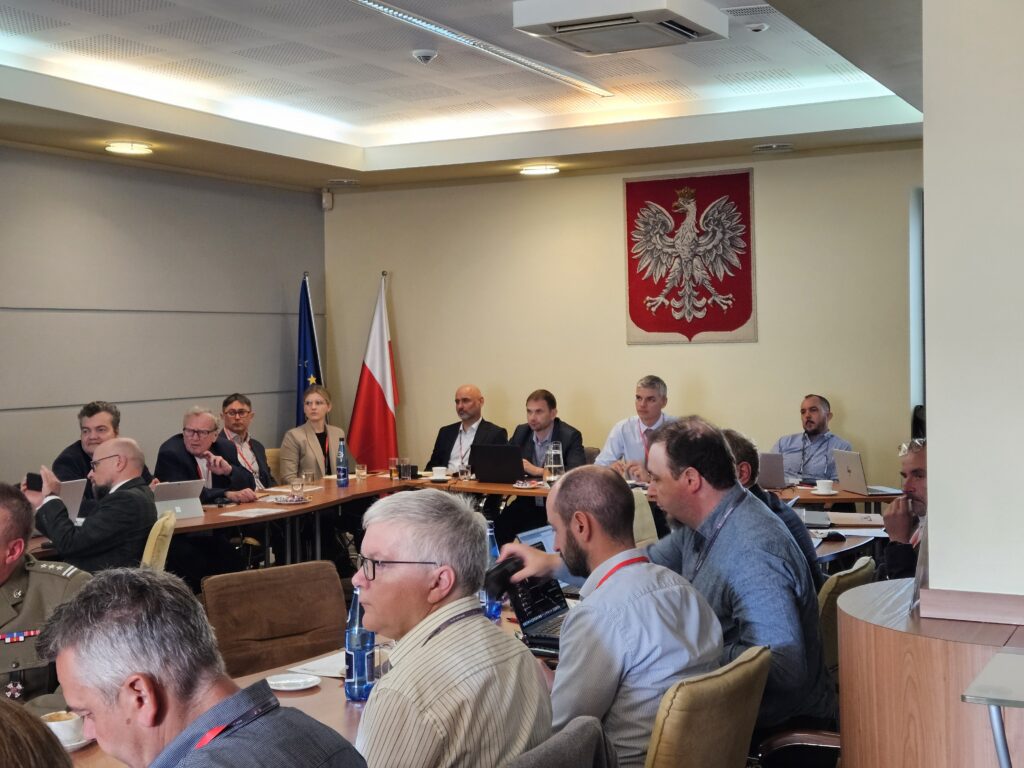Uczestnicy spotkania EUPOS podczas obrad